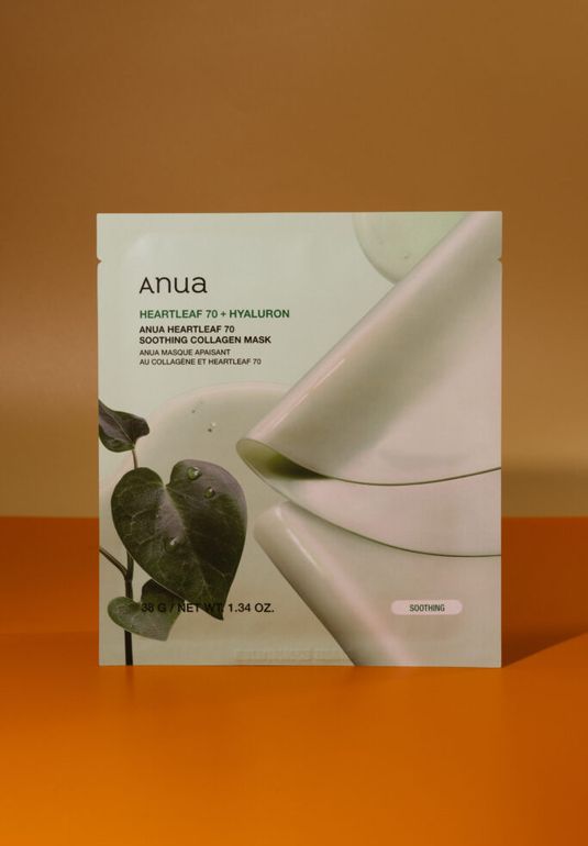 Гидрогелевая маска для лица Anua Heartleaf 70 Soothing Collagen Mask 38g