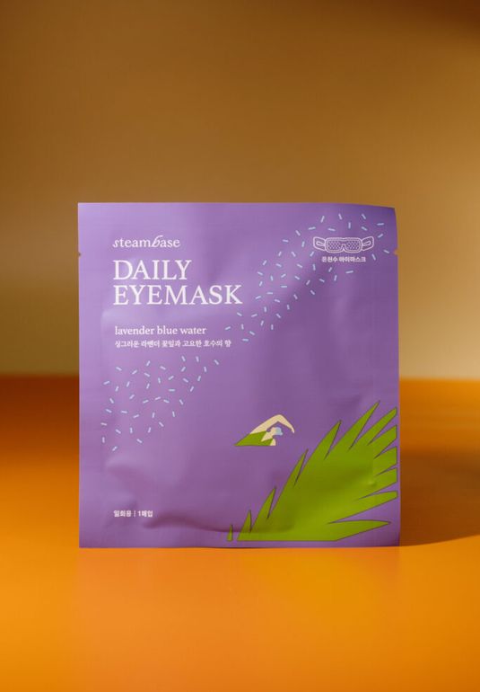 Паровая маска для глаз Steambase Daily Eyemask [Lavender Blue Water] 50g