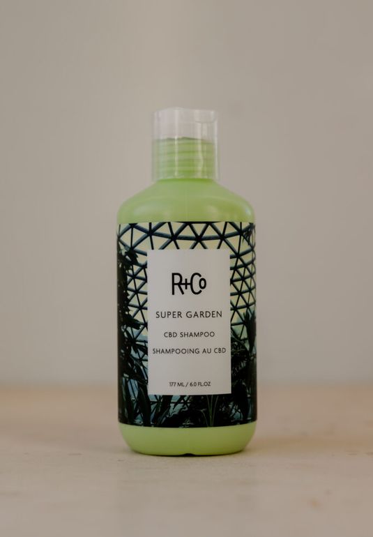 Дивный сад успокаивающий шампунь R+Co SUPER GARDEN CBD SHAMPOO 177 ml
