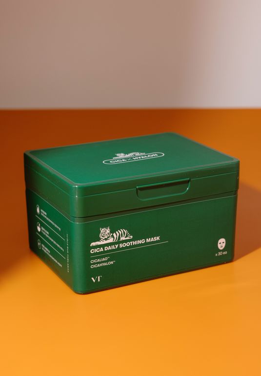 Успокаивающие маски с центеллой VT Cica Daily Soothing Mask (30шт) 350г