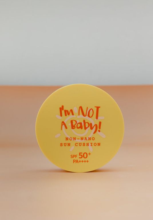 Детский солнцезащитный кушон I'm Not A Baby Non-Nano Sun Cushion SPF50+ PA ++++ 25g