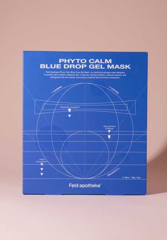 Набор гидрогелевых масок для лица FELD APOTHEKE Phyto Calm Blue Drop Gel Mask 5*36г