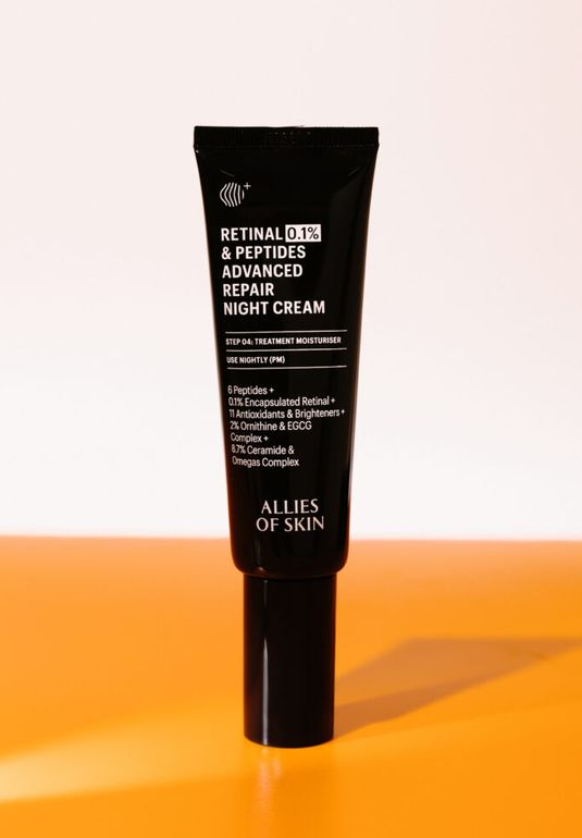 Усиленный ночной крем ретиналем ALLIES OF SKIN Retinal 0,1% &Peptides Advanced Repair Night Cream 48ml
