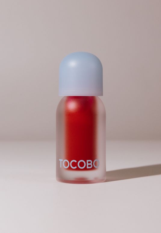 Оттеночное масло-плампер для губ [12 Cherry Ade] TOCOBO Juicy Berry Plumping Lip Oil Glam Max 4g
