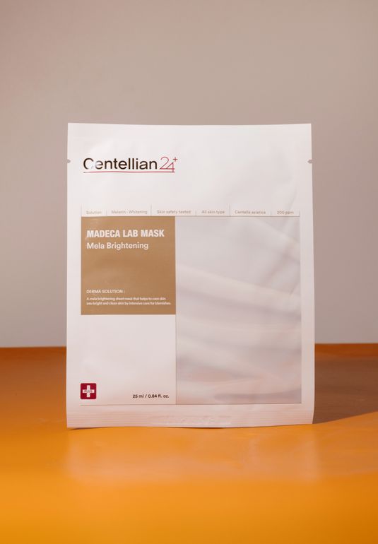 Маска тканевая выравнивающая тон кожи Centellian24 Madeca Lab Mask Mela Brightening 25ml