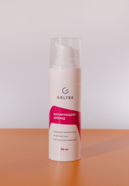 Матирующий флюид Geltek 30ml