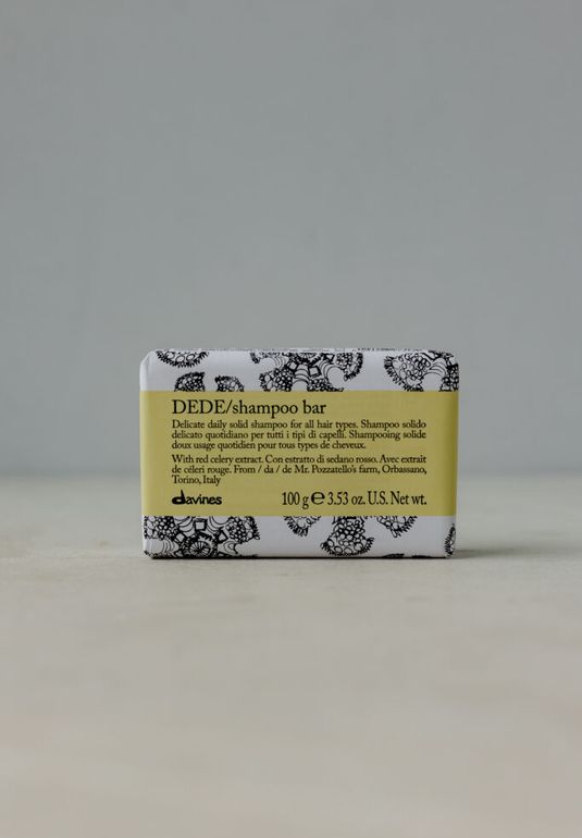Твёрдый шампунь для деликатного очищения волос DAVINES DEDE Shampoo Bar 100g
