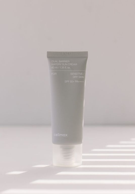 Почти даром// Санскрин для сухой, чувствительной, атопичной кожи Celimax Dual Barrier Watery Sun Cream SPF 50+ PA++++ 40мл