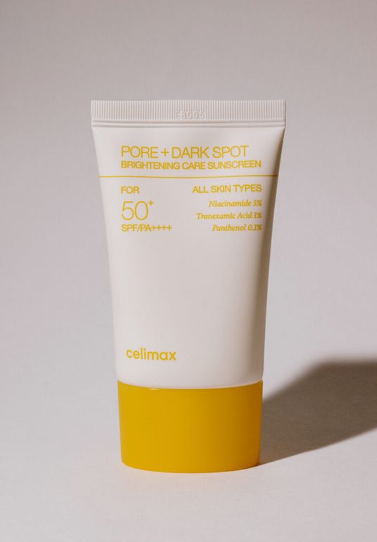 Осветляющий солнцезащитный крем Celimax Pore+Dark Spot Brightening Care Sunscreen SPF50+ PA++++ 50мл