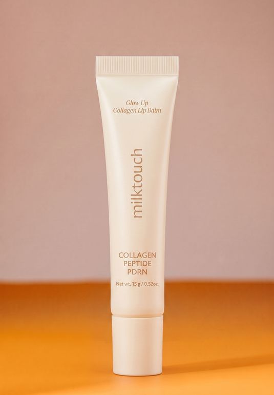 Оттеночный бальзам для губ [Vanilla Cake] milktouch Glow Up Collagen Lip Balm 15г
