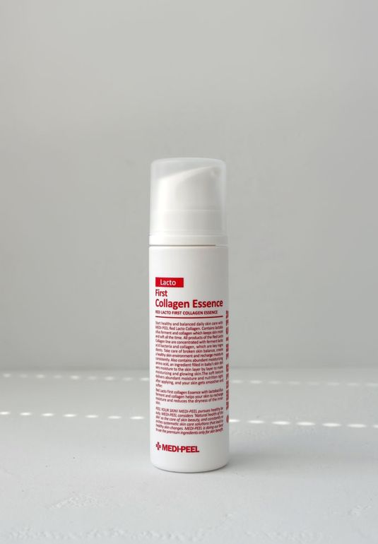 Увлажняющая  первая эссенция с французским гидролизованным коллагеном и лактобактериями MEDI-PEEL Red Lacto First Collagen Essence 140ml