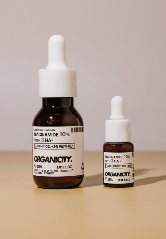 Сыворотка с ниацинамидом Organicity Niacinamide 10% with HA Serum 30+5ml
