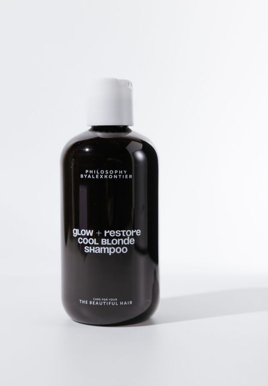 Шампунь для поддержания холодных оттенков волос Philosophy By Alex Kontier Glow+Restore Cool Blonde Shampoo 250ml