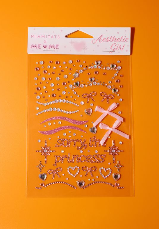 Кристаллы на клейком слое AESTHETIC GIRL MIAMITATS x ME&ME