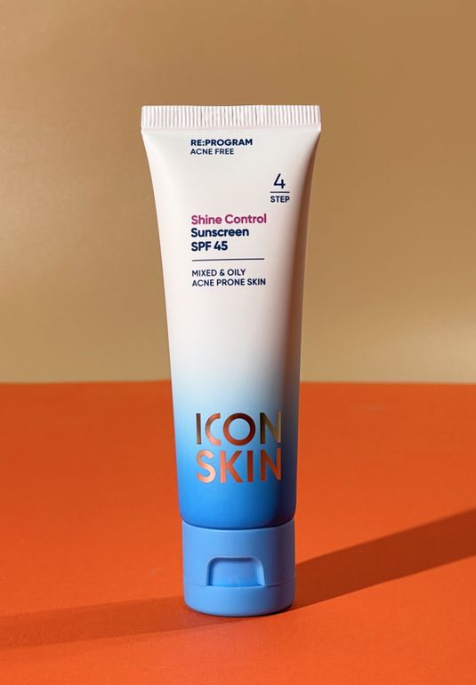 Солнцезащитный крем ICON SKIN Shine Control Sunscreen SPF 45++ 50ml