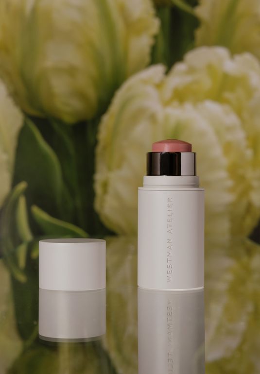 Кремовые румяна-карандаш [Petal] Westman Atelier Mini Petite Baby Cheeks Lip + Cheek Cream Blush 2,5г