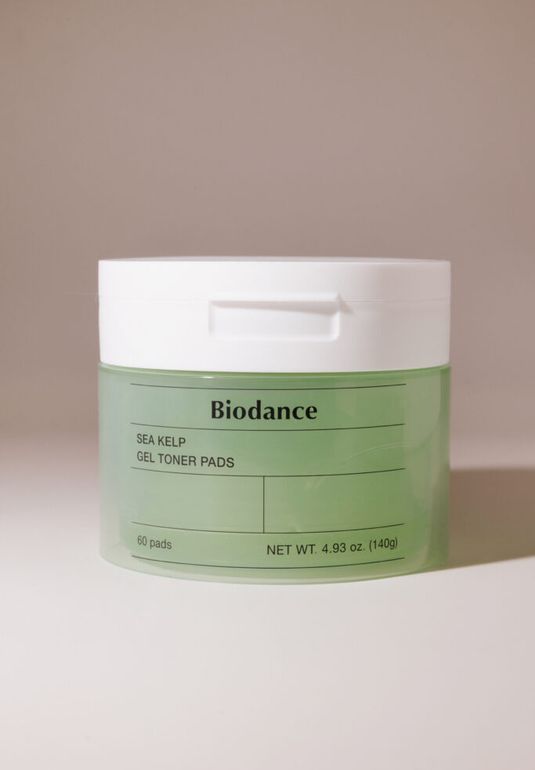 Гидрогелевые тонер-диски для лица с водорослями Biodance Sea Kelp Gel Toner Pad 140г (60 шт)