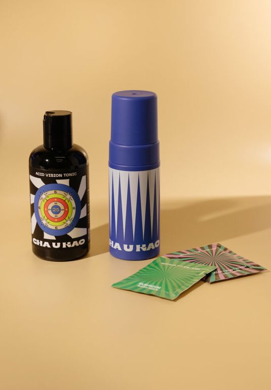 Набор для очищения: пенка+тоник с кислотами "ИДЕАЛЬНОЕ ОЧИЩЕНИЕ" CHA U KAO 120 мл+200 мл