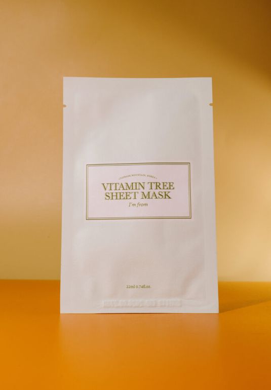 Витаминная тканевая маска с ниацинамидом и витамином С I'm from Vitamin Tree Sheet Mask 22ml