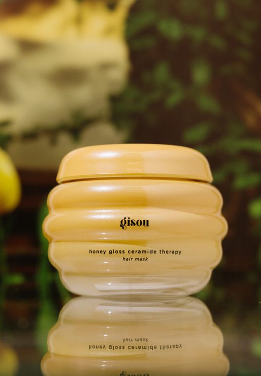 Восстанавливающая маска для волос gisou Honey Gloss Ceramide Therapy Hydrating Hair Mask 75мл