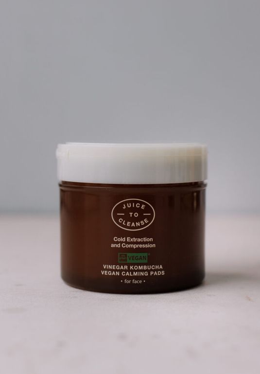 Веганские успокаивающие пэды с уксусом и комбучей Juice To Cleanse Vinegar Kombucha Vegan Calming Pads 220g/50шт