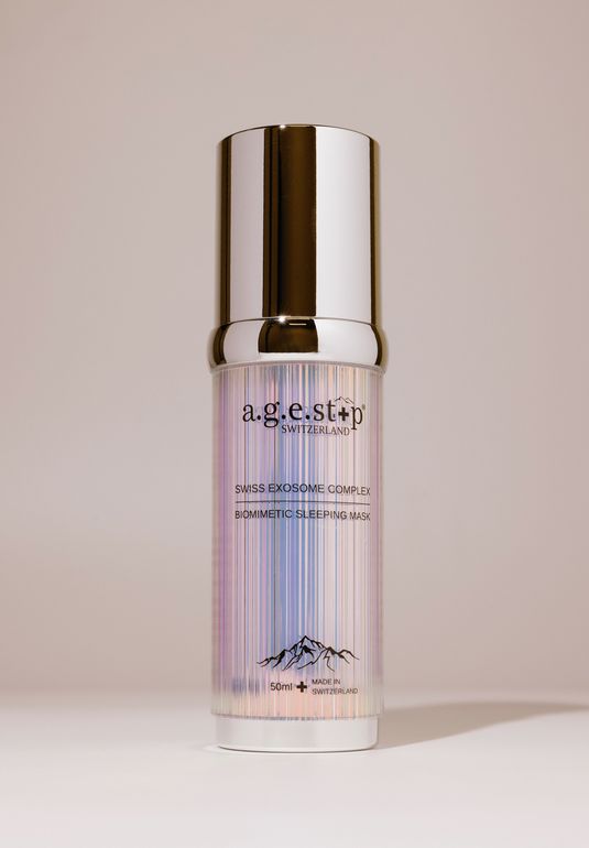 Восстанавливающая ночная маска с экзосомами и пептидами A.G.E.STOP SWITZERLAND Swiss Exosome Complex Biomimetic Sleeping Mask 50ml