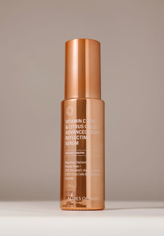 Усиленная сыворотка с 20% витамином С для сияния кожи ALLIES OF SKIN Vitamin C 20% & Citrus Cells Advanced Light Reflecting Serum