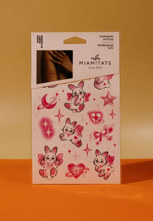 Переводные тату MIAMITATS Moon Rabbit (middle)
