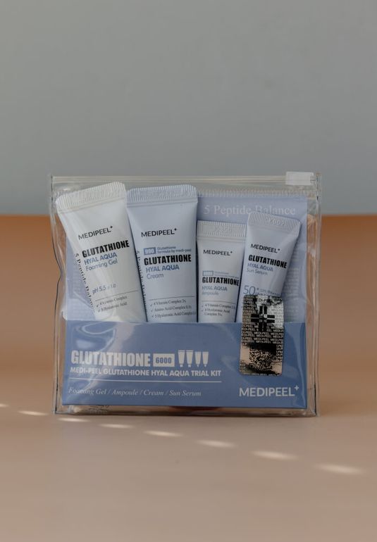 Набор миниатюр с глутатионом MEDI-PEEL Glutathione Hyal Aqua Trial Kit (15ml+15g+4ml*2шт)
