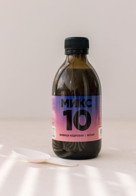 Клеточный сок с живицей кедровой и иссопом ТАЙGER Микс 10 250ml