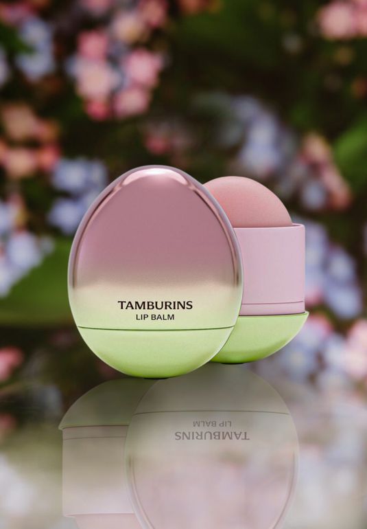 Оттеночный бальзам для губ TAMBURINS Egg Lip Balm [Rose Woody Glow] 5г