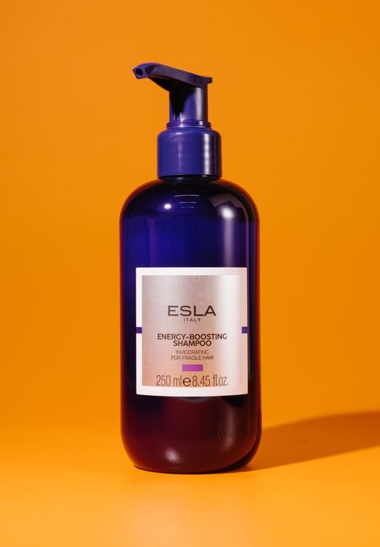 Укрепляющий шампунь для ломких, склонных к выпадению волос ESLA Italy Energy-Boosting Shampoo 250ml