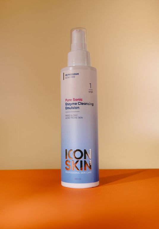 Энзимная эмульсия для умывания ICON SKIN Pure Sonic Enzyme Cleansing Emulsion 150ml
