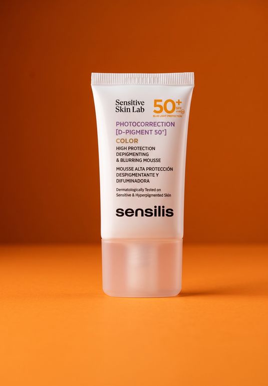 Тонирующий мусс SPF50+ SENSILIS Photocorrection High Protection Depigmenting and Blurring Mousse 40мл 