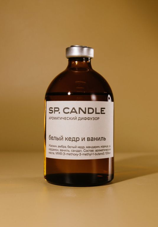 Ароматический диффузор Белый кедр и ваниль SP. CANDLE 100мл