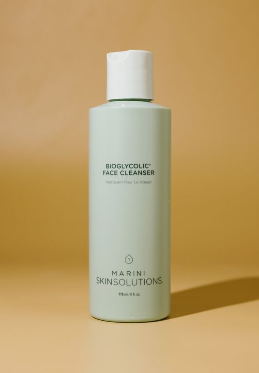 Очищающая эмульсия на основе гликолевой кислоты для выравнивания тона и рельефа кожи Marini SkinSolutions Bioglycolic Face Cleanser 178ml