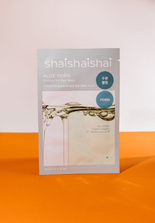 Охлаждающая гелевая маска SHAISHAISHAI Aloe PDRN Cooling Gelpad mask 21ml