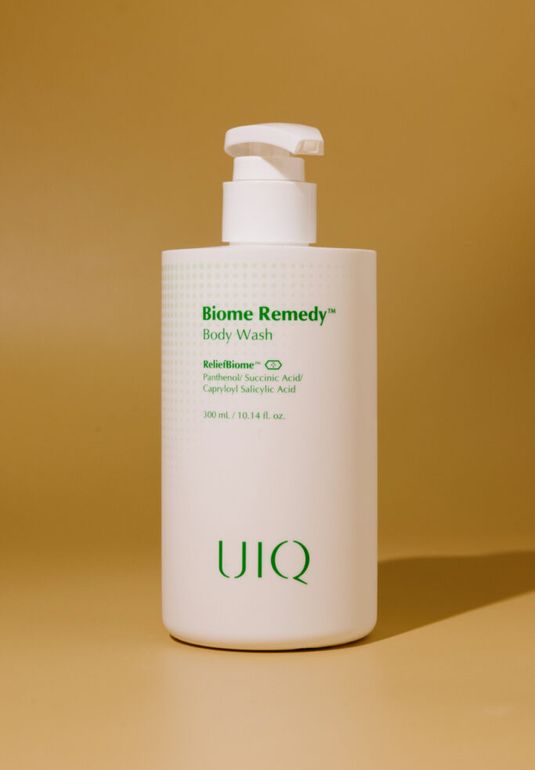Мягкий обновляющий гель для душа с постбиотиками и LHA-кислотой UIQ Biome Remedy Body Wash 300ml