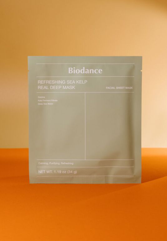 Освежающая гидрогелевая маска Biodance Refreshing Sea Kelp Real Deep Mask 34г