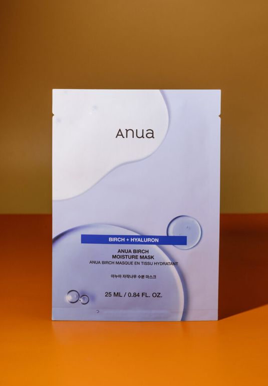 Питательная тканевая маска Anua Birch + Hyaluron Moisture Sheet Mask 25ml 
