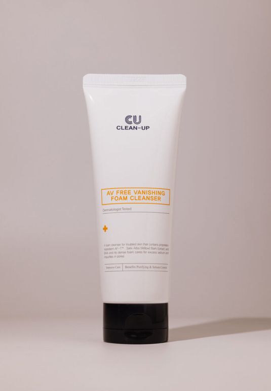 Пенка для глубокого очищения пор CU Clean Up Av Free Vanishing Foam Cleanser 150г (Серия)