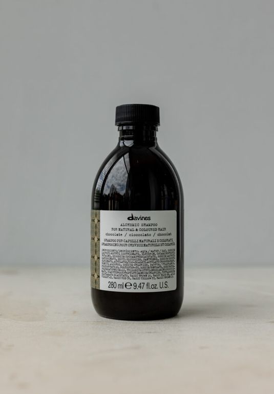 Оттеночный шампунь Алхимик для натуральных и окрашенных волос Шоколад DAVINES Alchemic Shampoo For Natural And Coloured Hair Chocolate 280ml