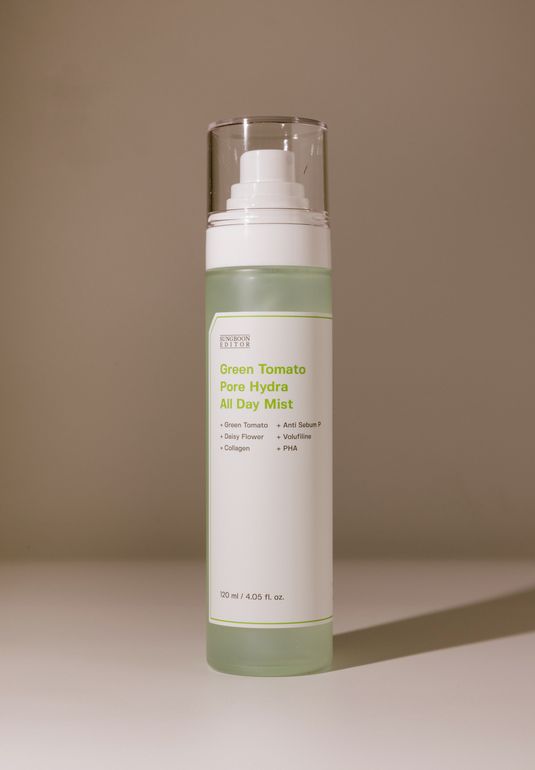 Легкий мист для работы с порами Sungboon Editor Green Tomato Pore Hydra All Day Mist 120ml