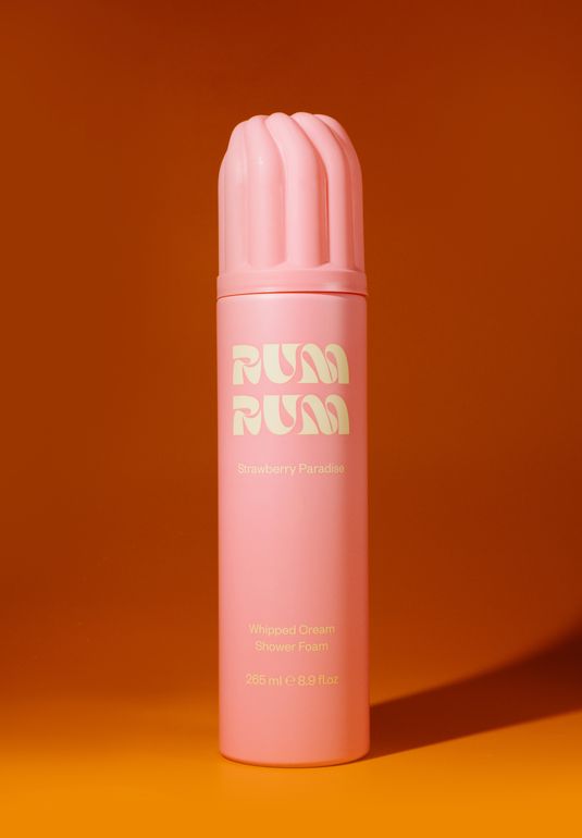 Пенка для душа-взбитые сливки "Клубничный рай" RUMRUM Whipped Cream Shower Foam "Strawberry Paradise" 265ml