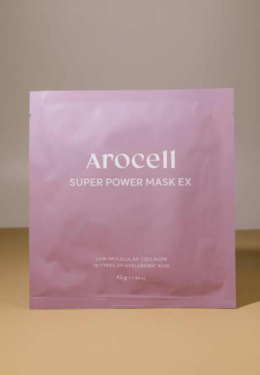 Концентрированная ампульная маска с низкомолекулярным коллагеном Arocell Super Power Mask EX 42g