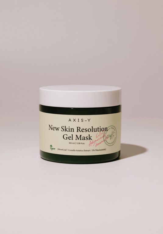 Успокаивающая гелевая маска с хауттюйнией AXIS-Y New Skin Resolution Gel Mask 100ml