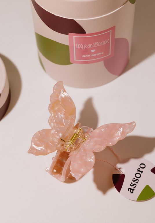 Краб для волос - Бабочка Венера Assoro