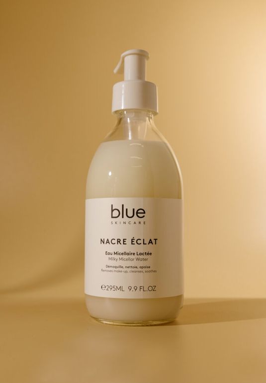 Мицелярное молочко для снятия макияжа и очищения для всех типов кожи BLUE SKINCARE Nacre Eclat Milky Micellar Water 295 мл