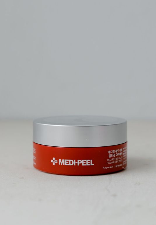 Укрепляющие патчи с гидролизатом коллагена MEDI-PEEL Red Lacto Collagen Eye Patch 60шт