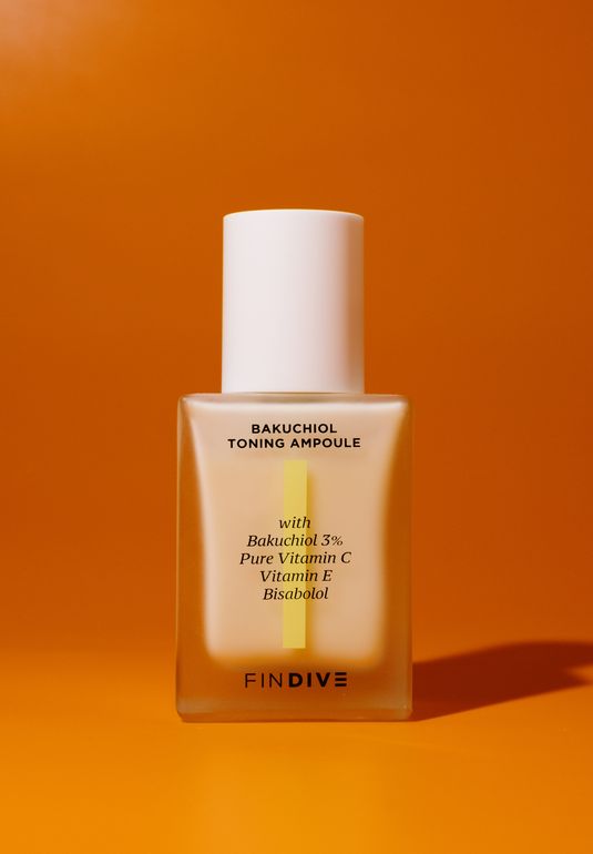 Сыворотка с бакучиолом и витамином С FINDIVE Bakuchiol Toning Ampoule 30ml